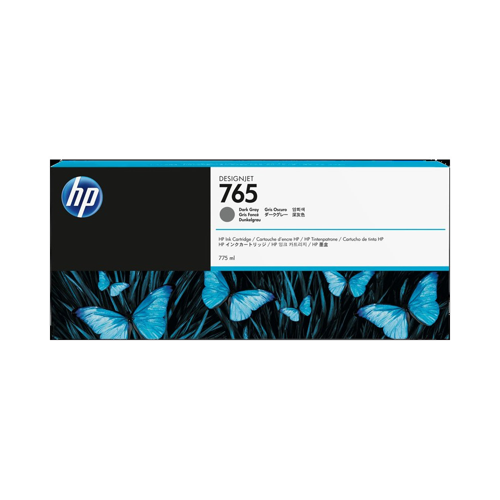HP 765 grigio scuro Cartuccia d'inchiostro (F9J54A)