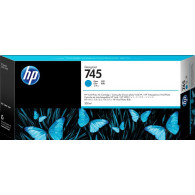 HP 745 ciano Cartuccia d'inchiostro (F9K03A)