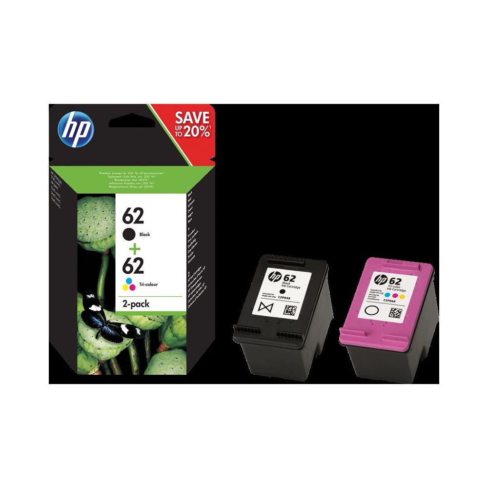 HP 62 Multipack nero / differenti colori (N9J71AE)