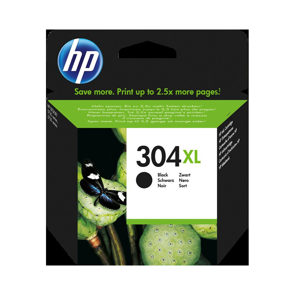 HP 304 XL nero Cartuccia d'inchiostro (N9K08AE)