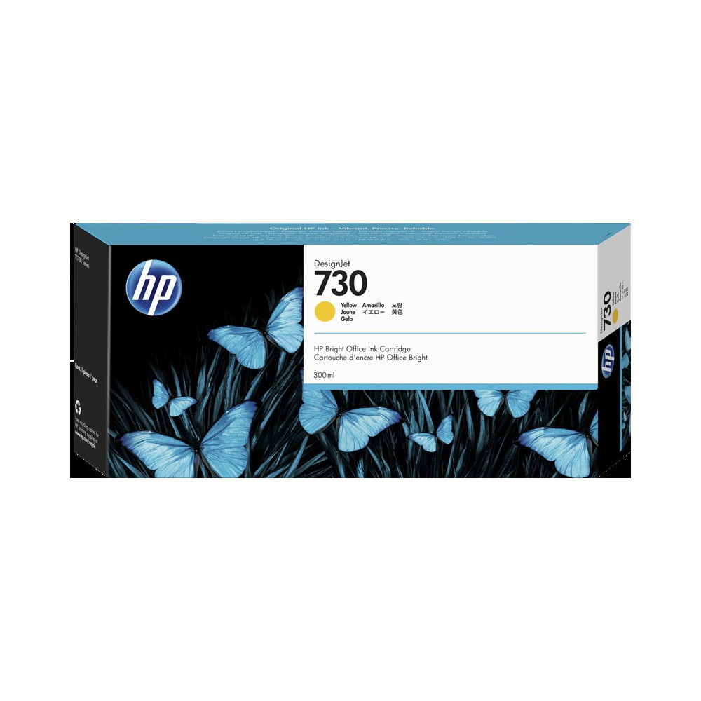 HP 730 giallo Cartuccia d'inchiostro (P2V70A)