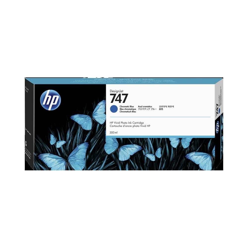 HP 747 Blu Cartuccia d'inchiostro (P2V85A)
