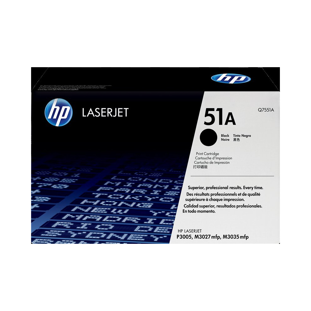 HP 51A nero toner (Q7551A)
