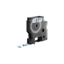 ORIGINAL DYMO Nastro Nero su trasparente S0720500 45010 12mm x 7m, Standard-D1-ruolo - S0720500