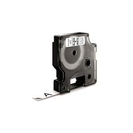 ORIGINAL DYMO Nastro Nero su bianco S0720530 45013 12mm x 7m, Standard-D1-ruolo - S0720530