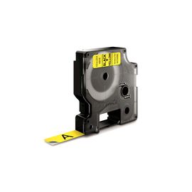 ORIGINAL DYMO Nastro Nero su giallo S0720580 45018 12mm x 7m, Standard-D1-ruolo - S0720580